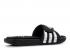 Adidas Adissage Slides Running Czarny Biały 078285