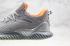 Sepatu Lari Adidas AlphaBounce Green Wolf Grey Orange B89093