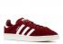 Adidas Campus Collegiate Borgoña Tiza Corriendo Blanco BZ0087
