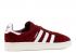 Adidas Campus Collegiate Borgoña Tiza Corriendo Blanco BZ0087