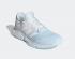 Adidas Court Team Bounce Sky Tint Cloud White Signal Orange FU8323