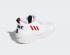 Adidas Dame 8 Cloud White Vivid Red Core Negro GY0384