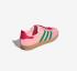 Adidas Gazelle Indoor JI2713 Pink Court Gum 3 Green Glow