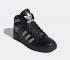 Adidas Hard Court High J Core fekete ezüst metál ID6784 ,cipő, tornacipő