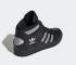 Adidas Hard Court High J Core fekete ezüst metál ID6784 ,cipő, tornacipő