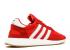 Adidas Iniki Runner Rojo Corriendo Blanco BB2091