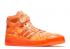 Adidas Jeremy Scott X Forum High Dipped Signal Orange Leverandør Farve Q46124