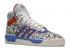 Adidas Keith Haring X Rivalry High Pop Art Azul Cristal Branco Laranja EE9296