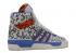 Adidas Keith Haring X Rivalry High Pop Art Azul Cristal Branco Laranja EE9296