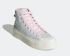 Adidas Nizza Bonega Platform Mid Crystal White Gần như hồng GW6761