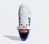 Adidas Originals Forum 로우 클라우드 화이트 로얄 블루 오렌지 GZ1839 .