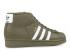 Adidas Pro Model J Olive Cargo Gold Metallic Footwear White AC7988