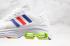 Adidas QUADCUBE Cloud White Blue Red Multi-Color Shoes FG7177