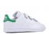 Adidas Stan Smith Cf Velcro Ps Blanc Vert Fairway Running Ftw M20607