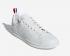Giày Adidas Stan Smith Crystal White White Scarlet BD7433