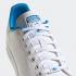 阿迪達斯 Stan Smith 鞋類白色藍色 GZ7795