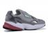 Adidas Mujer Falcon Gris Maroon Trace D96698