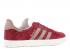 Adidas Dame Gazelle Collegiate Burgundy Grey Fodtøj Hvid Vapor BY9357