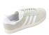 Женские кроссовки Adidas Gazelle Gold Metallic Linen Green Beige White BZ0023