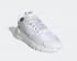 Adidas Womens Nite Jogger BOOST รองเท้าสีขาวเทาสะท้อนแสง EG8849
