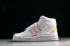 Adidas Sepatu Asli Wanita Forum Mid Refined Cloud White Pink D98180