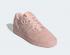 女用阿迪達斯 Rivalry 低蒸氣粉紅白色運動鞋 EE7068