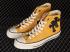 Chrome Hearts x Converse Chuck Taylor 1970-es évek magas sárga fekete A88888C