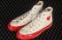 Comme des Garcons PLAY x Converse Chuck Taylor All Star 70 Hi Egret Red Midsole A01794C