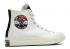 Converse Chuck 70 Hi Logo Play White Rush Blue University Red 166747C