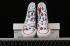 Converse Chuck Taylor All Star High PS Dinoverse Print White Enamel Red Totally Blue 663636C