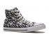 Converse Chuck Taylor All Star High Zebra Branco Preto 159467C