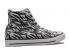Converse Chuck Taylor All Star High Zebra Branco Preto 159467C