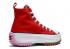 Converse Run Star Hike Red Pink White Peony 167107C