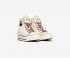 Converse Wmns Chuck 70 Wedge Hi A10222C Vanilla Black White Red