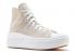 Converse Womens Chuck Taylor All Star Move High Mono Pastels Farro Sesame White 571866C