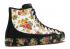 Converse Chuck Taylor All Star Sasha High Floral Bloom Butter Zwart Geel Erget 563486C