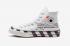 OFF-WHITE x Converse Chuck 70 Stripe Bold Orange Black 163862C