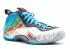 Air Foamposite One Prm Weatherman White Current Flash Blue Lime 575420-100 .