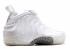 Air Foamposite One White-out Blanco Plata Metálico 314996-100
