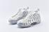 Nike Air Foamposite One Laser Argent Blanc Chaussures de basket-ball AA3963-105