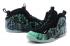 Nike Air Foamposite One 1 PRM Noir Vert Hommes Baskets Chaussures 575420