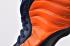 2020 neue Nike Air Foamposite Pro Orange Blau Basketballschuhe CJ0325-405