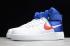 2019 NBA x Nike Air Force 1 High 07 LV8 Clippers Wit Lampgrass Blauw BQ2730 101