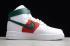 2019 Nike Air Force 1 Yüksek 07 LV8 WB ID Beyaz Yeşil Kırmızı CK4580 100,ayakkabı,spor ayakkabı
