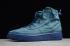 2020 Nike Mujeres Air Force 1 High Shell Midnight Turquoise BQ6096 300
