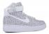Nike Air Force 1 High 07 Lv8 Just Do It Bianche Nere AQ9648-100