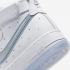 sepatu Nike Air Force 1 High Dare To Fly White Metallic Silver FB1865-101