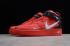 Nike Air Force 1 High Gym Red Black White Resistant Reathable Sneakers 804609-105