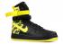 Nike Air Force 1 High SF Noir Dynamic Yellow AR1955-001