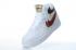 Nike Air Force 1 High Summit Bianco-Argento metallizzato Scarpe da uomo 315121-111